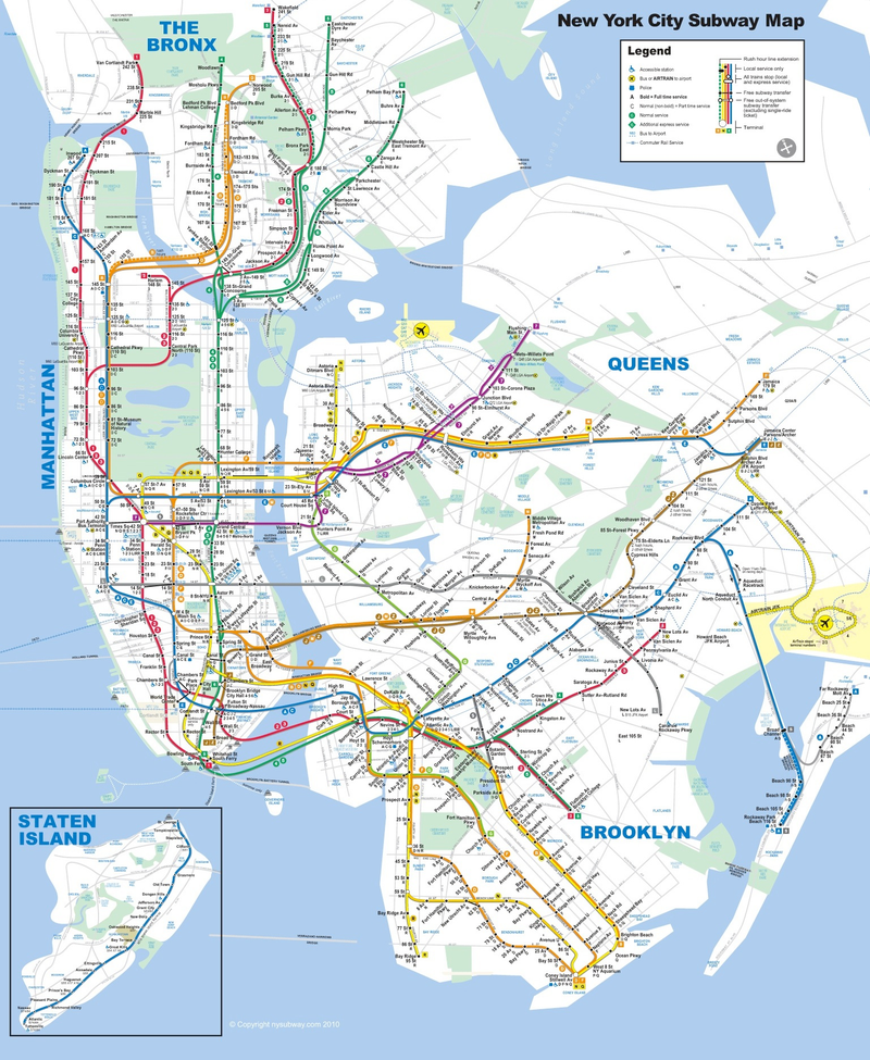Illustration for article titled 15 Subway Maps That Trace NYC's Transit History